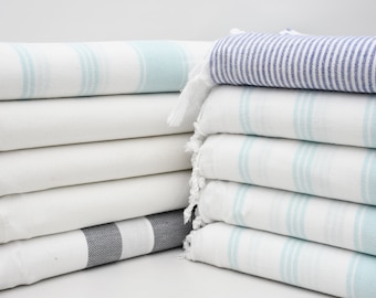 Set of 10 Pcs Towel,Turkish Towel,37"x70"Camp Towel,Hotel Towel,Curtian Towel,Organic Towel,Monogrammed Towel,Wedding Gift,Bridesmaid Towel