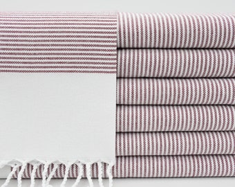 Wholesale Hand Towel,Turkish Hand Towel,Burgundy Hand Towel,18"x40",Peshkir Towel,Head Towel,Face Towel,Turkish Peshkir,B1-gelinteliH