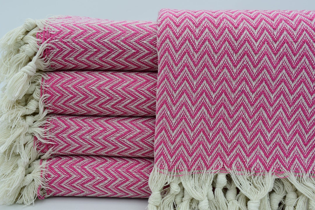 Turkish Blanketbeach Throwherringbone Blanketturkish Etsy
