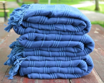 Turkish Peshtemal,Soft Towel,Bath Towel,Pool Towel,Stone Washed Towel,Peshtemal,34"x63",Bohemian Towel,Blue Towel,Beach Towel,Cotton Towel