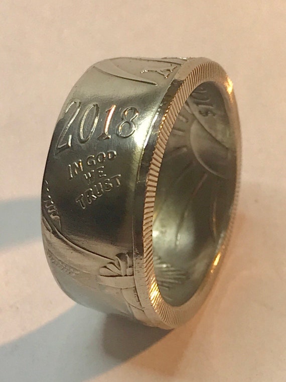 Platinum coin best sale ring
