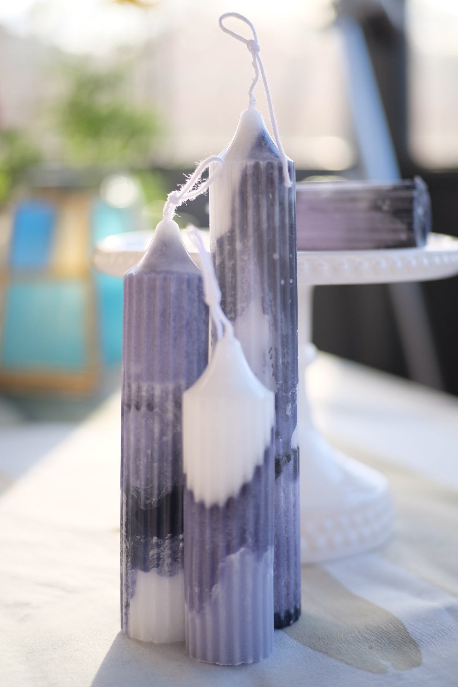 Marble Pattern Nonscented Candle Handmade Candles/ Palm Wax Etsy UK