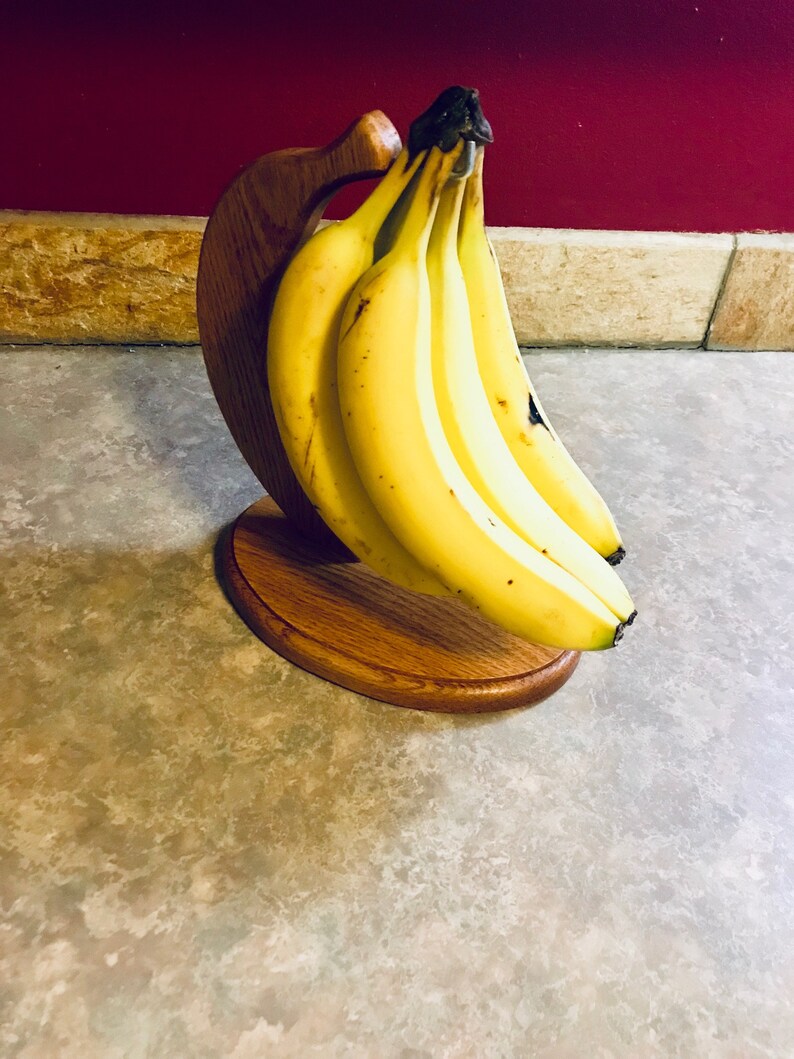 Wood Banana Holder Etsy