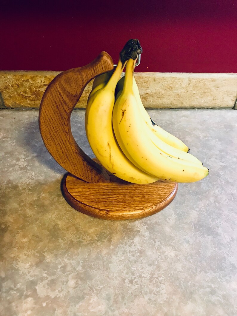Wood Banana Holder Etsy