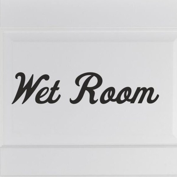 Shower Door Decals Etsy UK