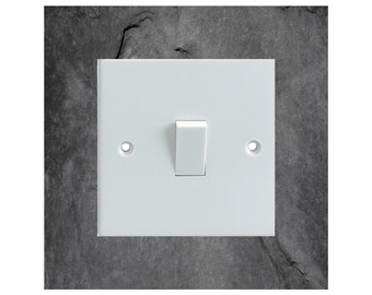 Slate Stone Effect Electrical Light Switch Surround Printed Vinyl Sticker Decal
