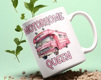 Motorhome Queen Mug Gift Nice Novelty Cute Funny Joke Holiday Travel Vacation Cup Present
