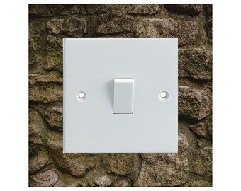 Aged Stone Effect Electrical Light Switch Surround Printed Vinyl Sticker Decal