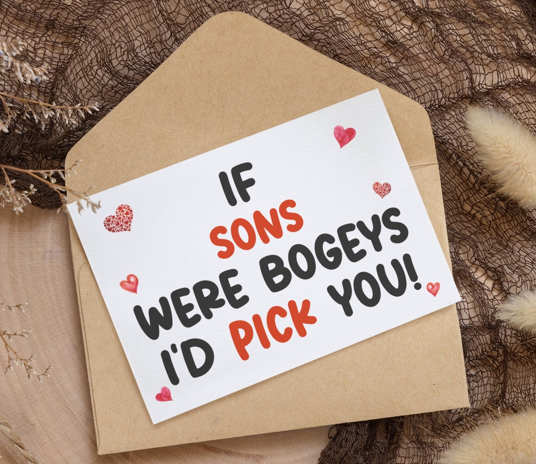 Son Birthday Card If Were Bogeys I'd Pick You Nice - Etsy