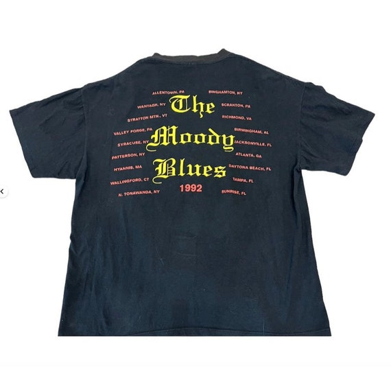 Vintage 1992 Moody Blues Tour Tee - image 2