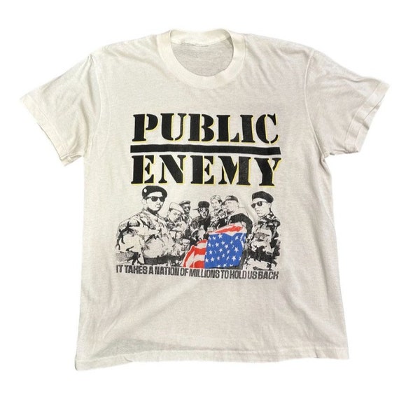 Public Enemy 1988 Hold Us Back Vintage Shirt