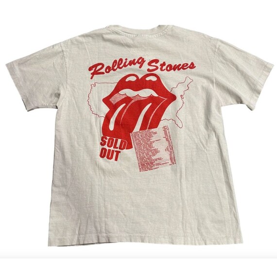 Vintage The Rolling Stones 1989 Steel Wheels Shirt - image 2