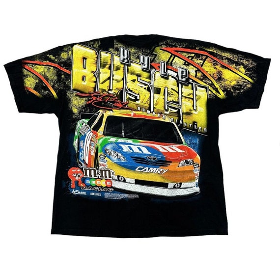 Vintage Kyle Bush Nascar All Over Print Shirt - image 3