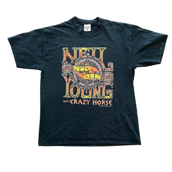 Vintage 96 Neil Young w/ Crazy Horse Shirt - image 1