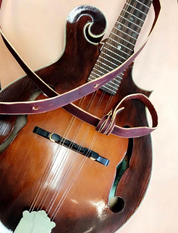 Thin Line Mandolin Strap Etsy