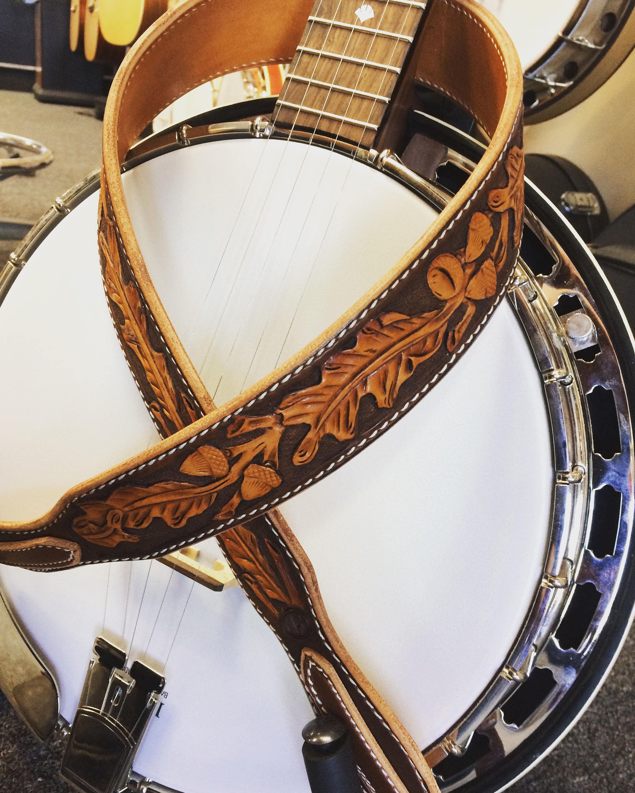 Deluxe Nature Banjo Strap Etsy