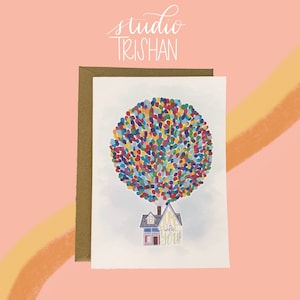 Up Inspired “Home Is Where You Are” Greeting Card - Anniversary Card - Love Card - Valentines Day - Blank Card