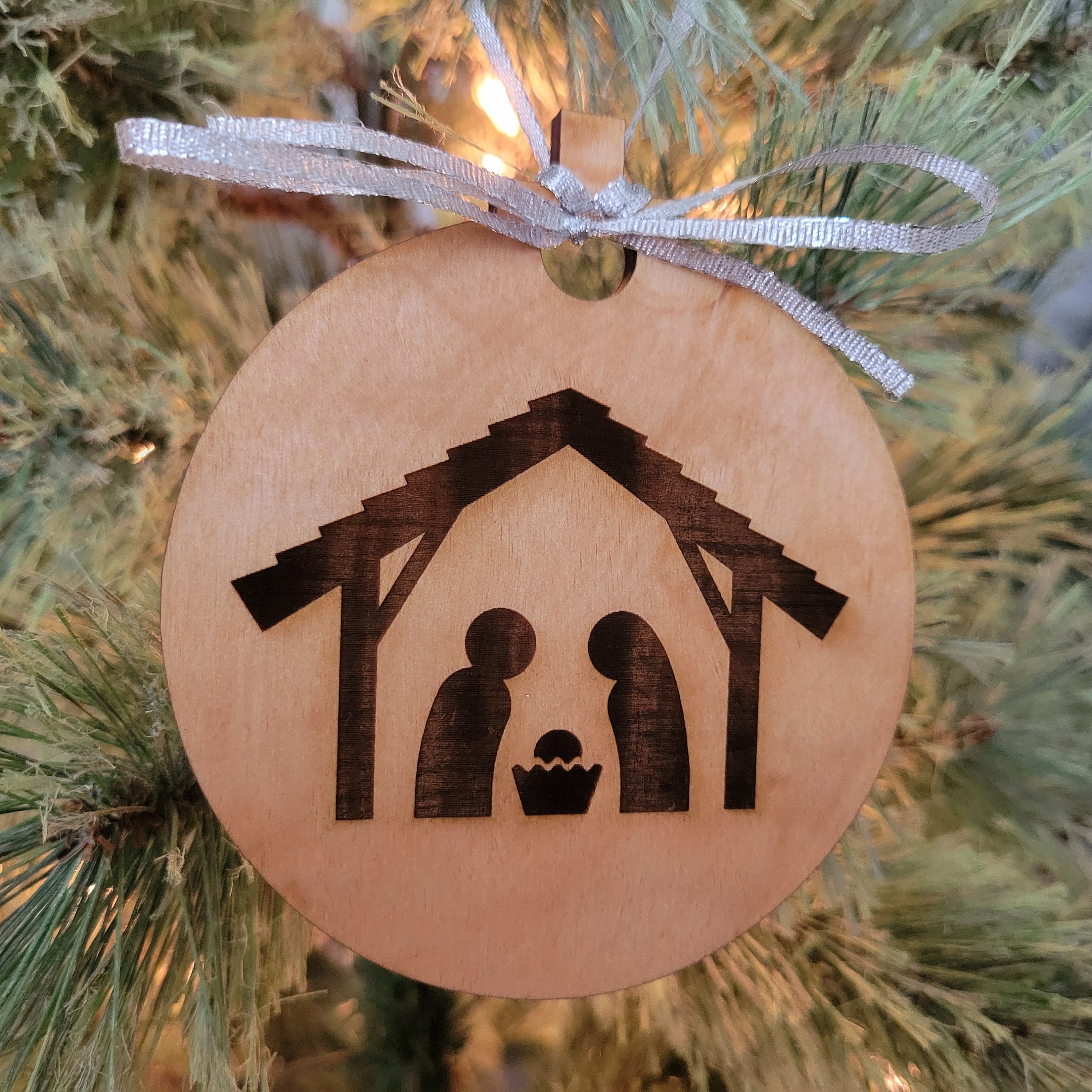 Nativity Ornament / Personalized Ornament / Wood Ornament / Christmas Ornament - Etsy UK