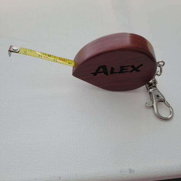 Custom Tape Measure Keychain Etsy