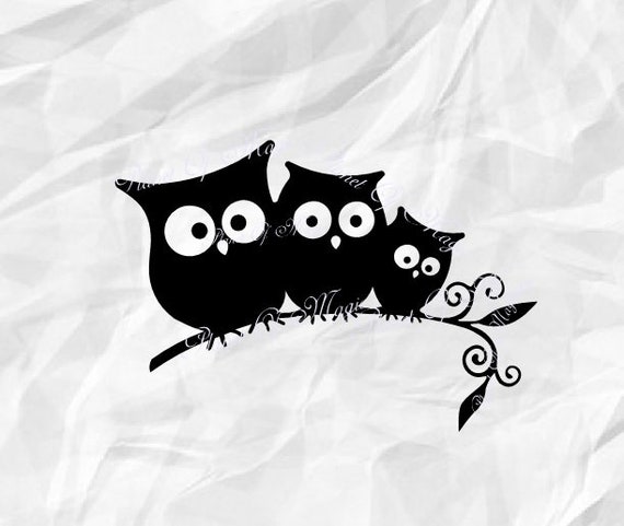Download Owl Family SVG Owl SVG Owl Cut Svg Files For Cricut Owl | Etsy