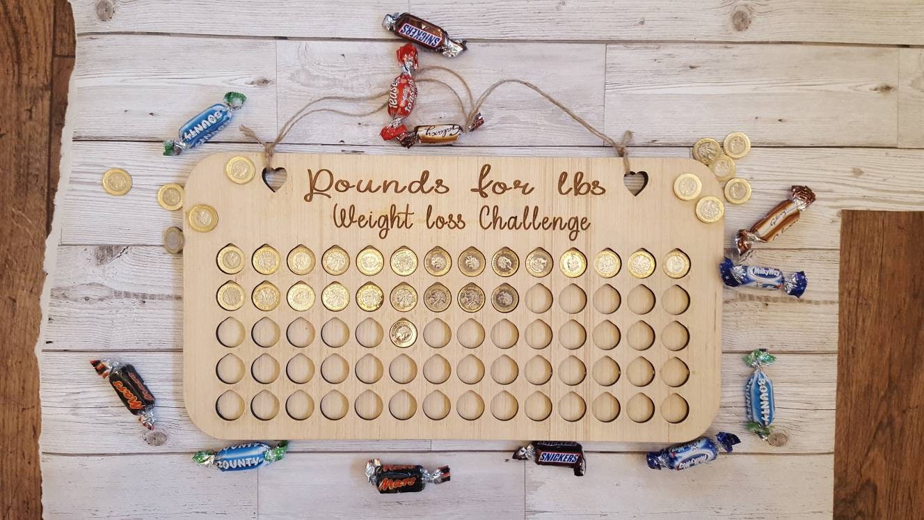 5 stone. Weight loss chart. Pound for lbs Etsy