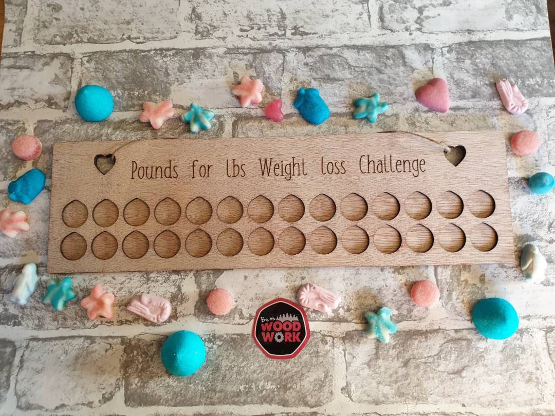 2 Stone Weight Loss Board Tracker. Pounds for Lbs. Weight Loss Etsy