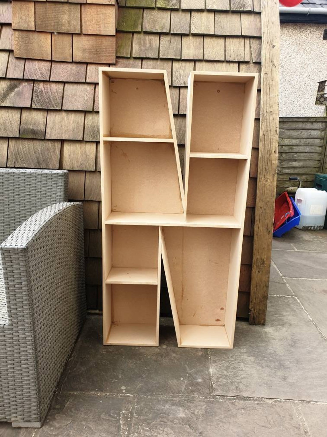 4ft large letter bookcase alphabet book storage. Etsy