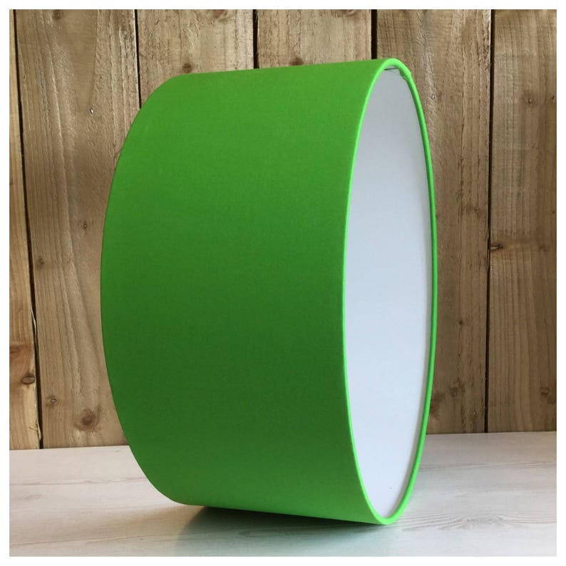 Lime Green Drum Lamp Shade Lightshade 25cm 30cm 35cm 40cm 45cm Etsy UK