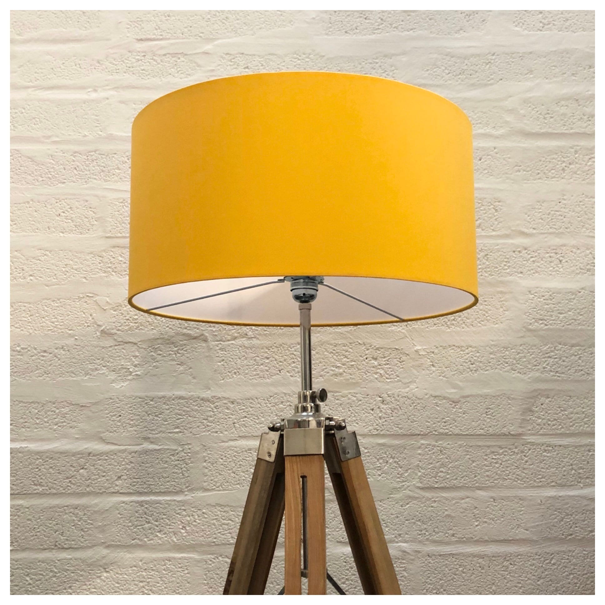 Yellow Hessian Light Shade Lamp Shade 25cm 30cm 35cm 40cm 45cm Etsy UK