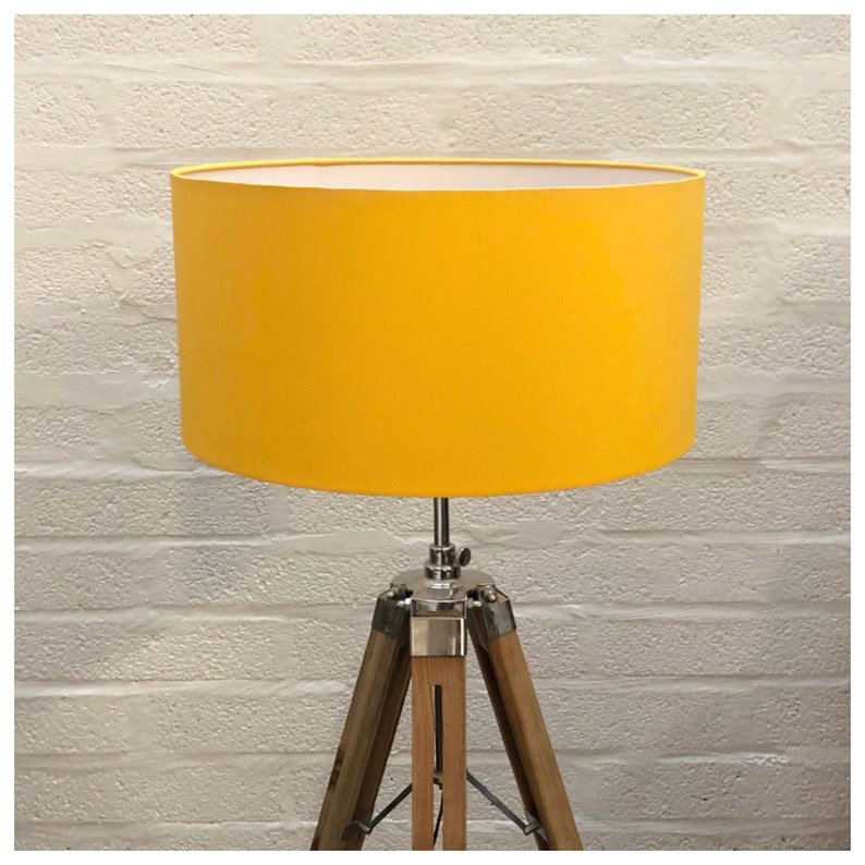 Yellow Drum Lamp Shade Light Shade / Various Sizes Etsy UK