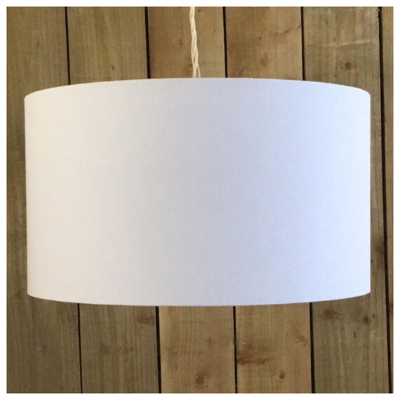 white drum lamp shades