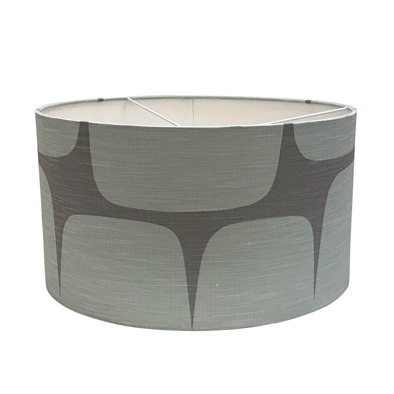 Scion Lohko Graphite & Mist Fabric Lightshade With Diffuser Etsy UK