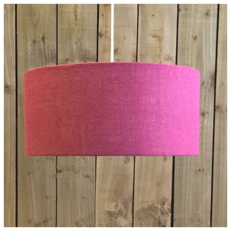 Orange Hessian Light Shade Lamp Shade 25cm 30cm 35cm 40cm 45cm 50cm 60cm 70cm