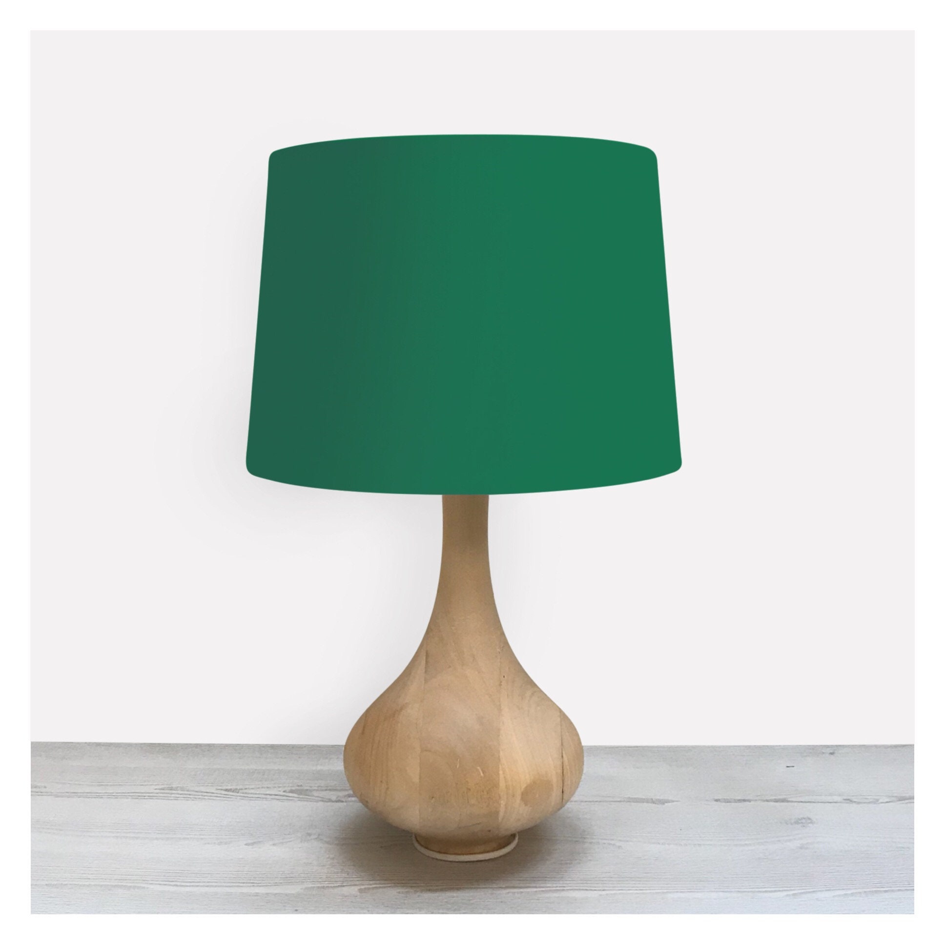 Emerald Green Tapered Lampshade Empire Cone Lamp Shade 20cm Etsy UK