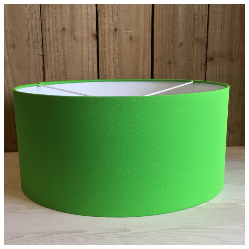Lime Green Drum Lamp Shade Lightshade 25cm 30cm 35cm 40cm 45cm Etsy UK