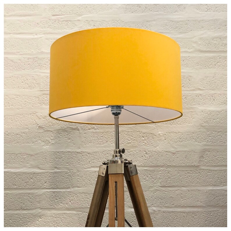 Yellow Drum Lamp Shade Light Shade / Various Sizes Etsy UK