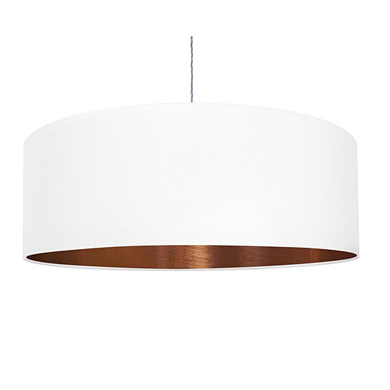 white copper lampshade