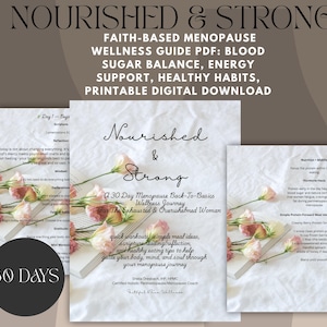 12-Week Menopause Wellness Program for Women 40+ | Energy, Hormones, Nutrition and Faith Based Reset Guide
