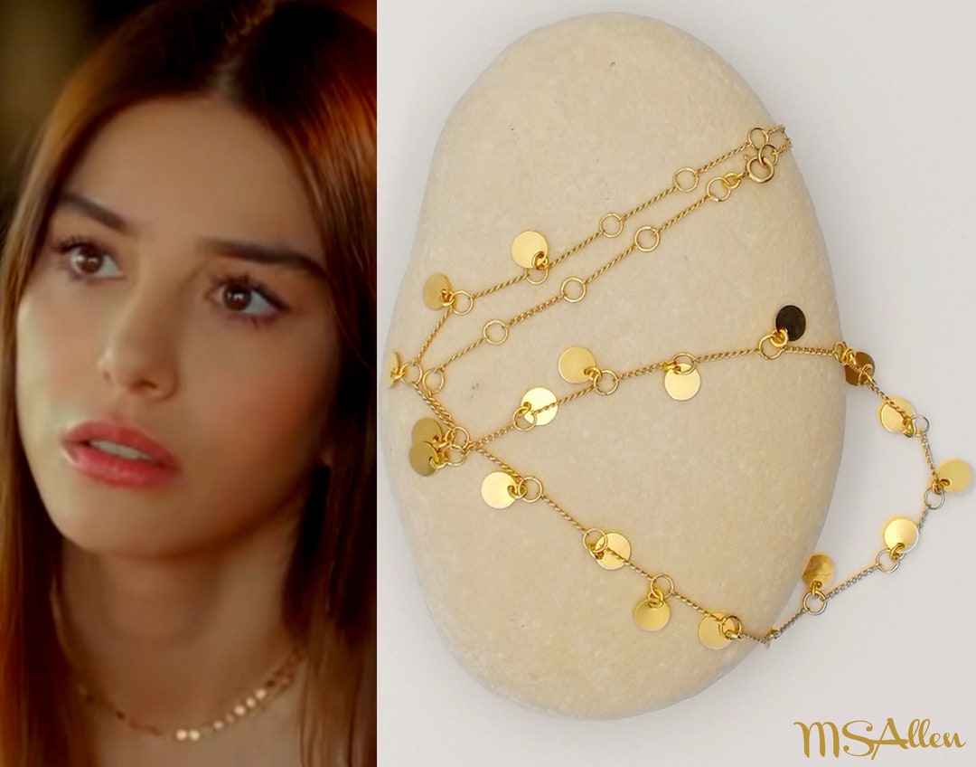 Bay Yanlis Can Yaman Turkish Dizi Ozgur Ezgi Drop Seed 24 Carat Gold