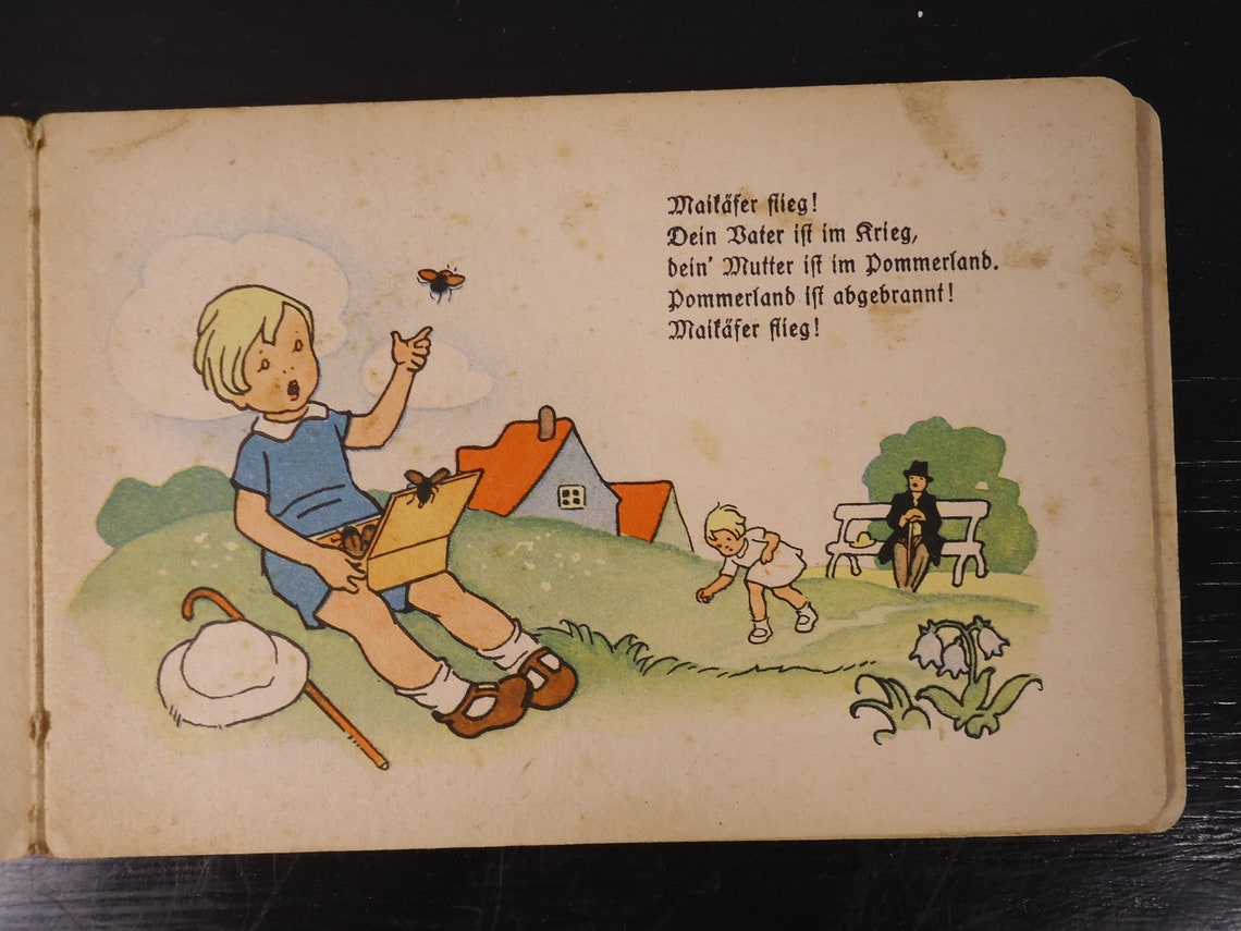 Vintage German Nursery Rhyme Book Early 1900s - Etsy