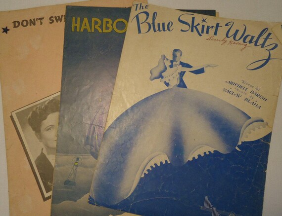 Blue skirt waltz music cheap