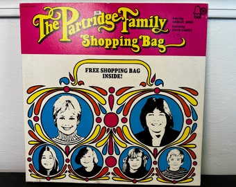 vintage vinyl The Partridge Family Shopping Bag Bell Records Shirley Jones David Cassidy