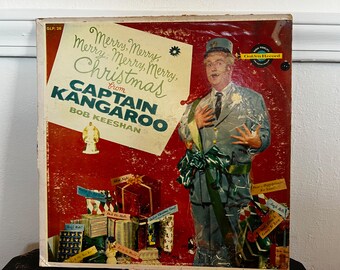 vintage Vinyl Captain Kangaroo Merry Merry Merry Merry Merry Christmas album Bob Keeshan