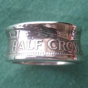 Half crown coin ring image 1