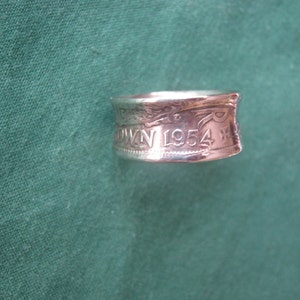 Half crown coin ring image 5