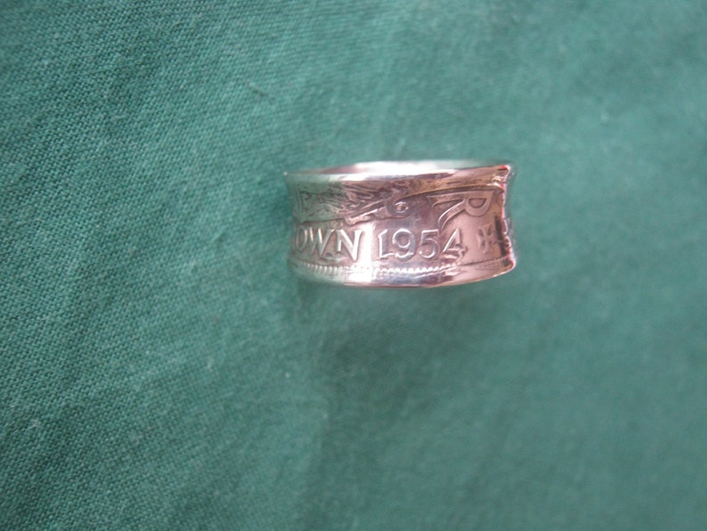 Half crown coin ring image 5