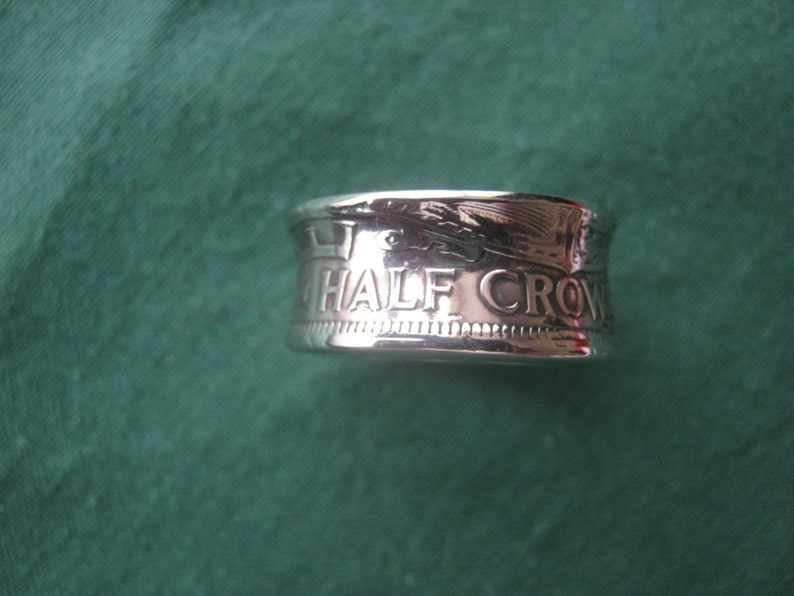 Half crown coin ring image 3