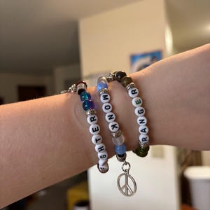D&D Klasse Armband: Perlen Bettelarmband - Dungeons and Dragons Schmuck