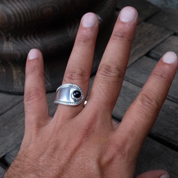 Bague unisexe recyclée