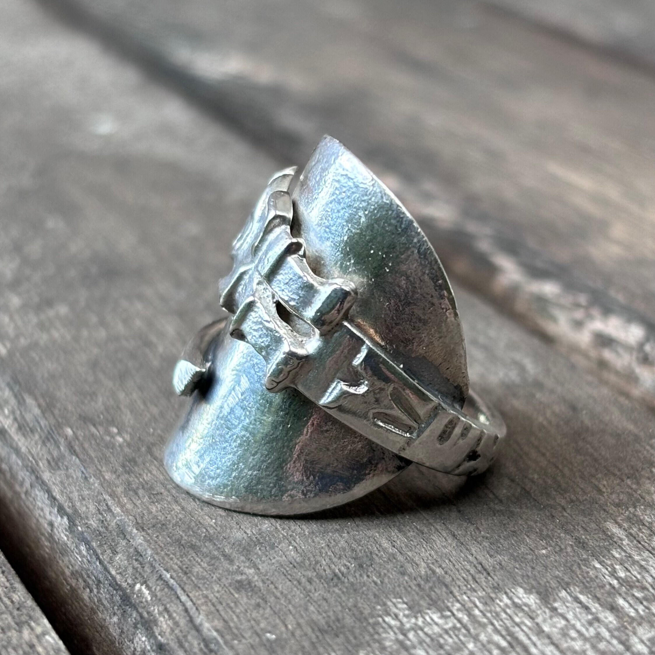 Anillo De Plata Artesanal Etsy